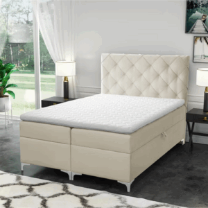 SEVILLA | Lit Coffre Boxspring + Matelas + Surmatelas