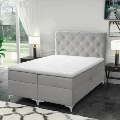 SEVILLA | Lit Coffre Boxspring + Matelas + Surmatelas – Image 3