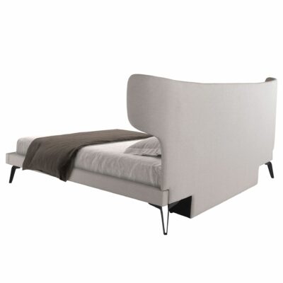 LIT EN TISSU GRIS CLAIR – Image 3