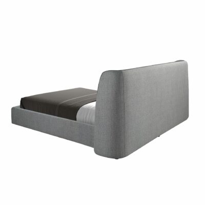 LIT EN TISSU GRIS FONCÉ – Image 3