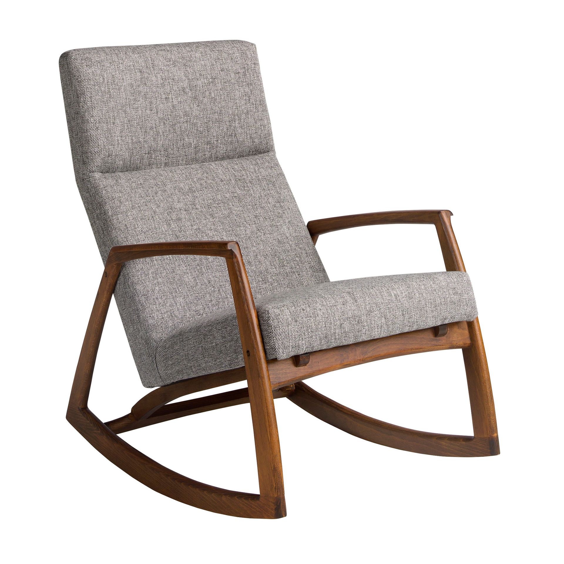 Fauteuil en cuir brun foncé