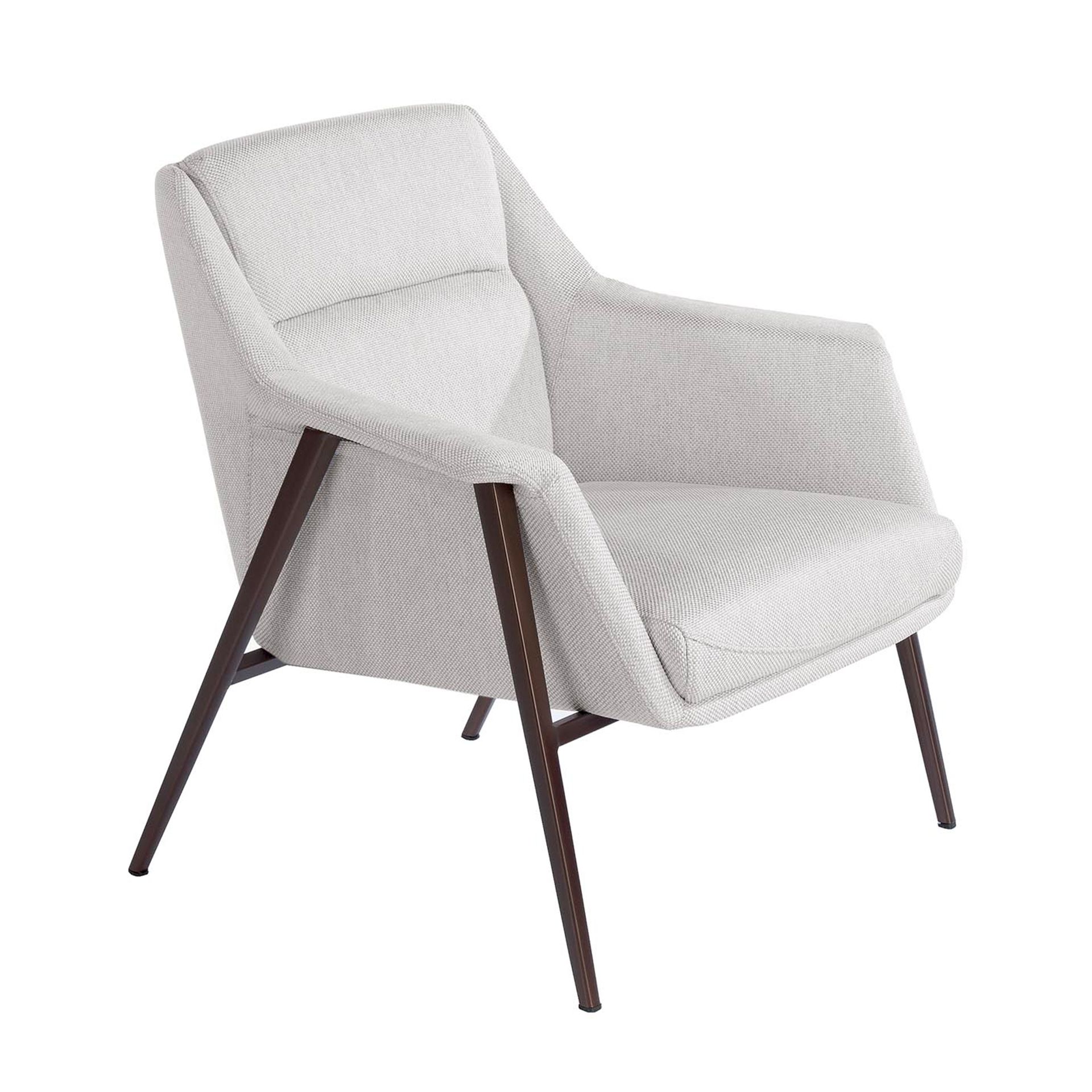 Fauteuil en tissu blanc