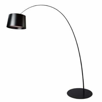 Lampadaire réglable en acier noir – Image 2